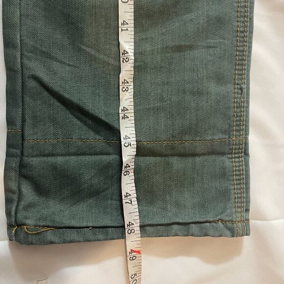 Black Smith. Men's green denim pants size 40x34. Made in China. - Picture 7 of 9